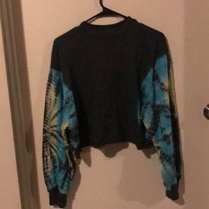 VS PINK oversized cropped pullover